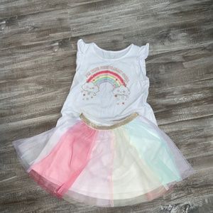 Girls 4t birthday outfit